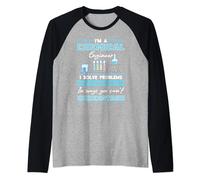 Ingegnere chimico Ingegneria Divertente Fisica Chimica Maglia con Maniche Raglan