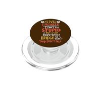 Ingegnere Civile Costruire Ponte Divertente Ingegneria Edile PopSockets PopGrip per MagSafe