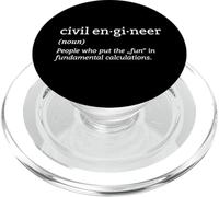 Ingegnere Civile Definizione Edilizia Ingegneria PopSockets PopGrip per MagSafe