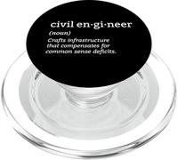 Ingegnere Civile Definizione Edilizia Ingegneria PopSockets PopGrip per MagSafe