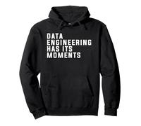 Ingegnere dei Dati Divertente Laurea Ingegneria Dati Felpa con Cappuccio