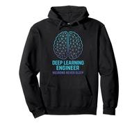 Ingegnere del Deep Learning - I neuroni non dormono mai Felpa con Cappuccio