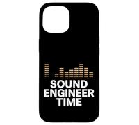 Ingegnere del suono Tempo Ingegnere audio Custodia per iPhone 15