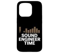 Ingegnere del suono Tempo Ingegnere audio Custodia per iPhone 15 Pro