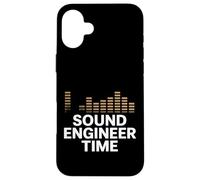Ingegnere del suono Tempo Ingegnere audio Custodia per iPhone 16 Plus