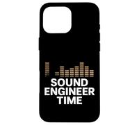 Ingegnere del suono Tempo Ingegnere audio Custodia per iPhone 16 Pro Max