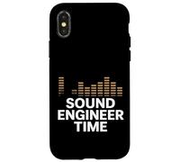 Ingegnere del suono Tempo Ingegnere audio Custodia per iPhone X/XS