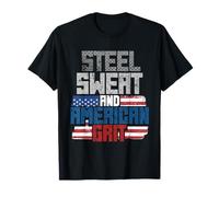 Ingegnere dell'Esercito Steel Sweat And American Grit Maglietta