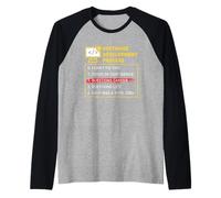 Ingegnere di processo di Sviluppo Software Sviluppatore Coder Geek Maglia con Maniche Raglan