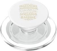 Ingegnere Divertente Non Discuto Ho Ragione Uomo Donna PopSockets PopGrip per MagSafe