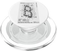 Ingegnere Ingegnere Monogramma Capitale Iniziale Lettera B Nome PopSockets PopGrip per MagSafe