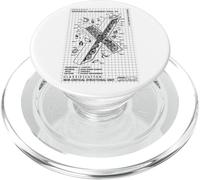 Ingegnere Ingegnere Monogramma Capitale Iniziale Lettera X Nome PopSockets PopGrip per MagSafe