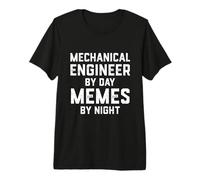 Ingegnere Meccanico di Giorno Meme di Notte Mech Engineering Maglietta Premium