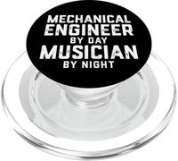 Ingegnere meccanico di giorno Musicista di notte Ingegneria Lavoro PopSockets PopGrip per MagSafe