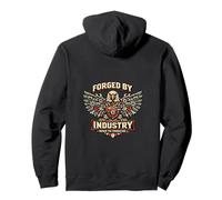 Ingegnere Meccanico forgiato da Industry Eagle Design Felpa con Cappuccio