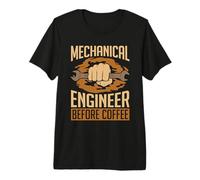 Ingegnere Meccanico Prima dell'ingegnere Meccanico Amante del caffè Maglietta Premium