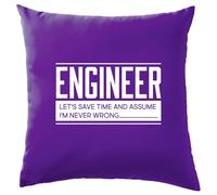 Ingegnere, Non Sbaglio Mai - Cuscino - Divertente Ingegneria Scienza