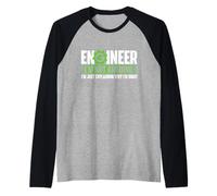 Ingegnere Non STO litigando - Ingegnere Meccanico Studente STEM Maglia con Maniche Raglan