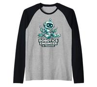 Ingegnere robotico in Formazione Cute Robot Design Maglia con Maniche Raglan