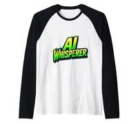 Ingegnere specialista in intelligenza Artificiale Sussurro AI Maglia con Maniche Raglan