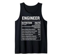 Ingegnere STEM Nerd Fatti divertenti Canotta