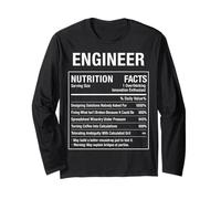 Ingegnere STEM Nerd Fatti divertenti Maglia a Manica