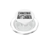Ingegneria come la matematica ma più forte ingegnere divertente PopSockets PopGrip per MagSafe