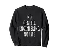 Ingegneria Genetica Uomini Donne DNA Biotecnologie CRISPR Genome Lab Felpa