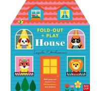 Ingela P Arrhenius Fold-Out + Play: House (Libro di cartone) Fold-Out + Play