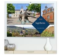 Ingelheim - Rotweinstadt am Rhein (hochwertiger Premium Wandkalender 2026 DIN A2 quer), Kunstdruck in Hochglanz: Schon Karl der Große war von der ... und ließ eine Kaiserpfalz errichten.