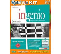 INGENIO LEZIONI DI LATINO 1 (9788869106477) - Libro Scolastico + Kit Scuola con Copertine Rebillo