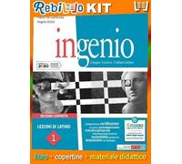 INGENIO LEZIONI DI LATINO 1 EDIZIONE COMPATTA (9788869106460) - Libro Scolastico + Kit Scuola con Copertine Rebillo