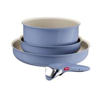 Ingenio Pastel Set di Padelle Antiaderenti 4 Pezzi con Manico Rimovibile