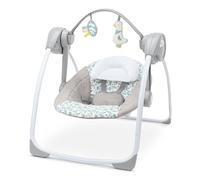 Ingenuity Altalena Portatile Comfort 2 Go - Endless Bloom - 6 Velocità - 10 Melodie - 2 Giocattoli - 0-9M