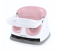 Ingenuity Baby Base 2-in-1 Rialzo da Sedia e Seggiolino per alimentazione e pavimento con vassoio autoportante - Peony
