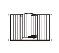 Ingenuity Cancelletto per bambini e cancello per cani, facile da aprire, pedale in attesa di brevetto, in attesa di brevetto, larghezza 69,8-132,1 cm, altezza 71,1 cm, montaggio a pressione