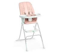 Ingenuity: ity by Ingenuity Sedia Alta Pieghevole Compatta Sun Valley, Piatto Sicuro per Alimenti, Imbracatura a 5 Punti, Per Età da 6 Mesi in Su, Unisex - Rosa