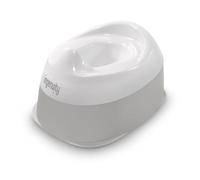 Ingenuity : ity by Ingenuity, Vasino Ready Set Go, vaschetta rimovibile, fondo antiscivolo, ampia base stabile, dai 18 mesi in su, bianco e grigio