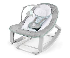 Ingenuity Keep Cozy 3-in-1 Cresci con me sdraietta vibrante per bambini, seggiolino e dondolo da neonato a bambino, vibrazioni e barra portagiochi, 0-30 mesi fino a 18 Kg (Weaver)