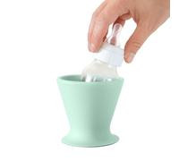 Ingenuity, Porta-biberon Bokee Hands Free - Accessorio per la Preparazione di Biberon con una Sola Mano per Neonati e Bimbi, Azzurro