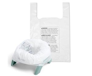 Ingenuity Ricariche Vasino da Viaggio - 30 Sacchetti Monouso, Anti-Perdita con Chiusura a Laccetti per My Travel Potty, Uso Domestico e in Viaggio