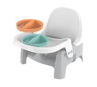 Ingenuity, Seggiolone Deluxe Learn-to-Dine, piatto Twist & Dine, Rialzo, adatto da 6 mesi a 3 anni - Disponibile in Arancione o in Foglia di tè