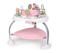 Ingenuity Spring & Sprout Centro attività 2-in-1 per Neonato con Salterello e Tavolo Gioco, Giocattoli Inclusi, 6+ Mesi, Rosa