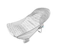 Ingenuity, Summer FoldAway 2-Position Bagnetto, seggiolino da bagno per bambini regolabile a 2 posizioni per lavandino o vasca da bagno, età 0-6 mesi, fino a 9 kg, Grigio