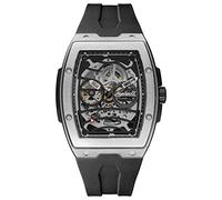 Ingersoll 1892 The Challenger Automatic Mens Watch con quadrante nero/argento e cinturino in plastica PU nero - I12301