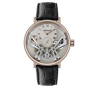 Ingersoll 1892 The Tennessee Automatic Mens Watch con quadrante grigio chiaro e cinturino in pelle nera - I13101