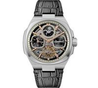 Ingersoll The Spirit Mens, orologio automatico da uomo di 46,7 mm con quadrante nero e cinturino in pelle nera I15801