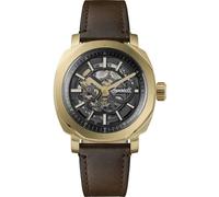 Ingersoll I16402 Outrider Automatic Men's Watch - Black Case, Brown Leather Strap