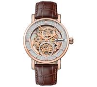 Ingersoll Men's The Herald Automatic Watch with Skeleton Dial and Brown Leather Strap I00401B