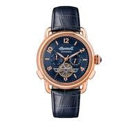Ingersoll Men's The New England Automatic Watch with Blue Dial and Blue Leather Strap I00902B